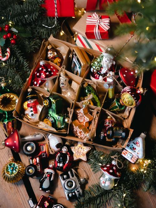 Bombka retro - Wróbelek