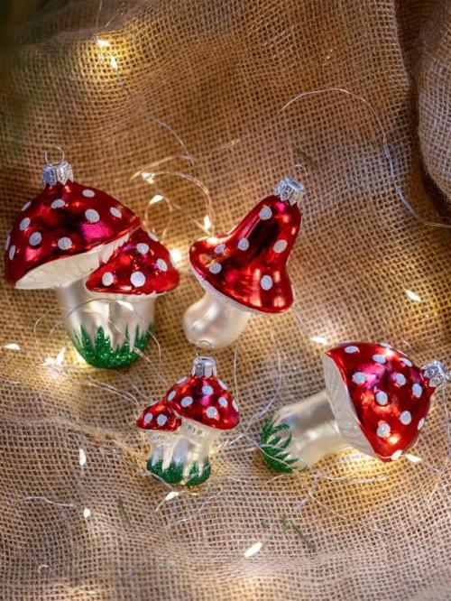 Bombka retro - muchomorek pojedynczy