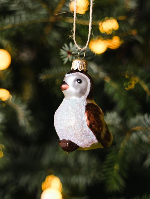 Bombka retro - Wróbelek