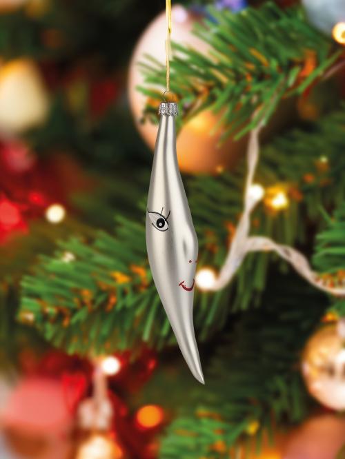 bombka retro na choinkę księżyc