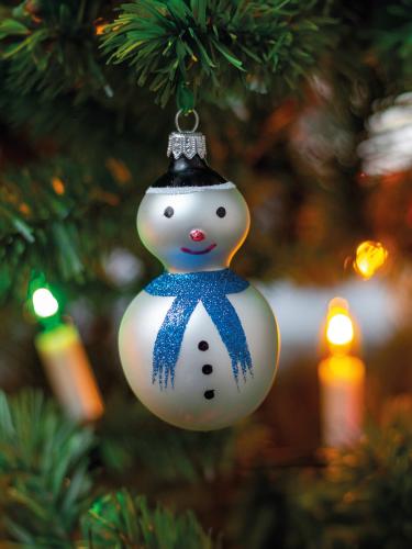 Bombka retro - Bałwanek