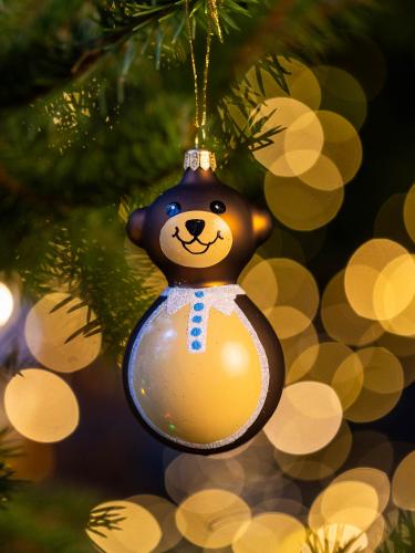 Bombka retro - Miś brązowy