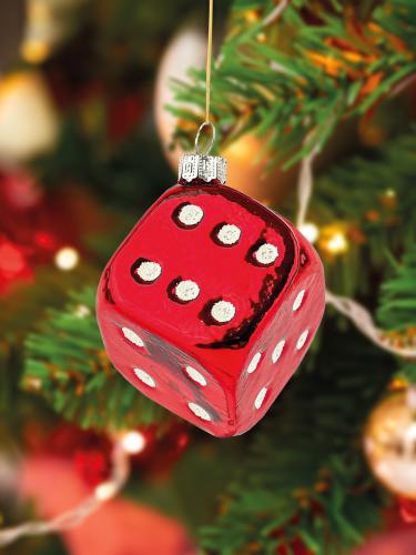 Bombka retro - Kostka do gry