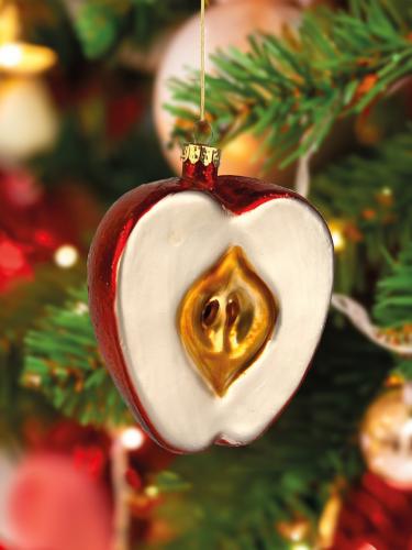 Bombka retro - Jabłko