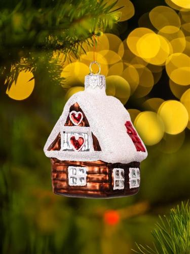 Bombka retro - domek niski