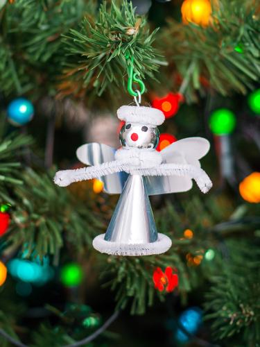 Ozdoba choinkowa retro - Aniołek