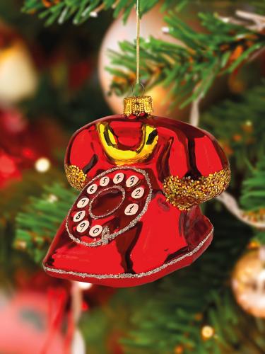 Bombka retro - Telefon