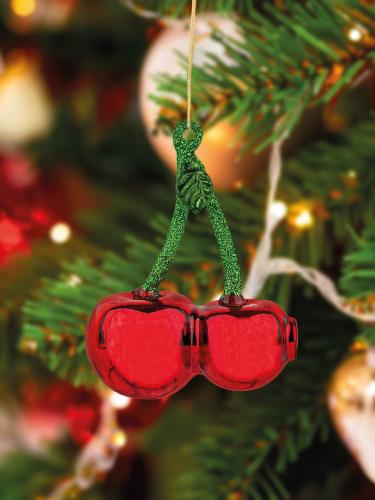 Bombka retro - Wiśnia