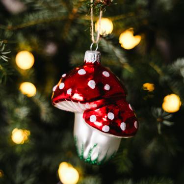 Bombka retro - Grzybki