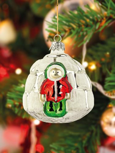 Bombka retro - Igloo i Eskimos